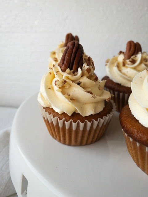 Dýňové cupcakes s medem